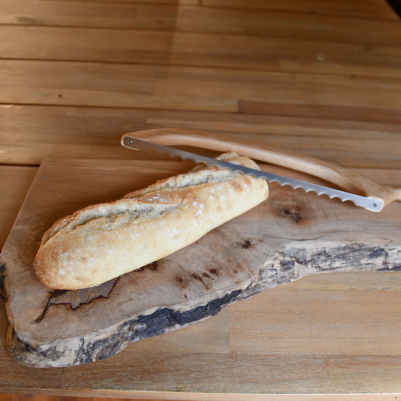 Hickory Bread Knife