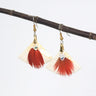 Feathered Fan Earrings