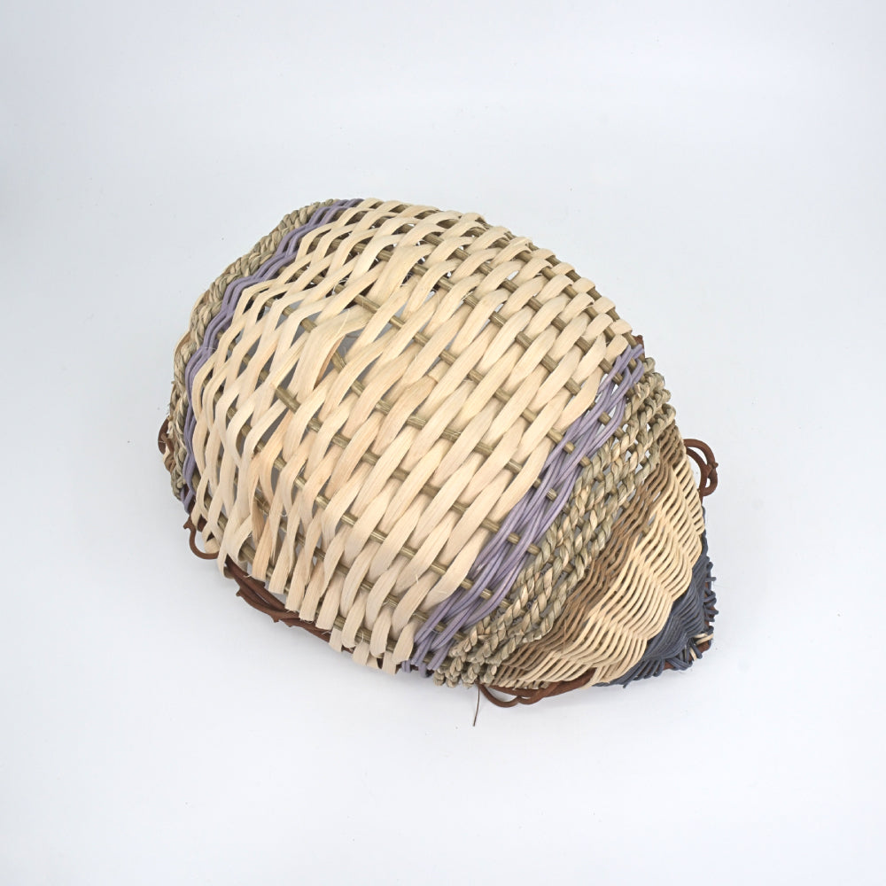 Ribbed Basket Bowl - Lavender