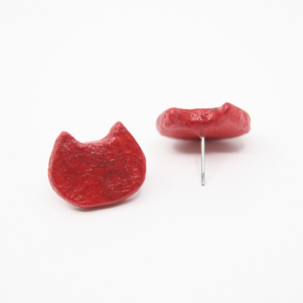 Cat Stud Earrings