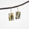 Paper Drop Earrings - rectangle