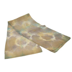 Hand-dyed Shibori Silk Scarf - Pomegranate